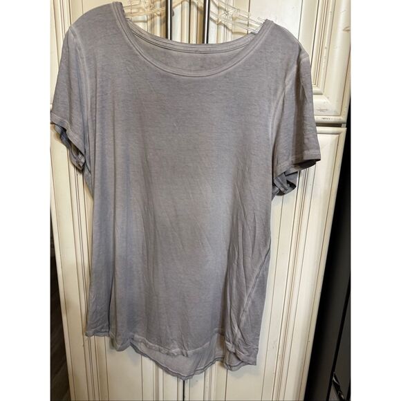 Lululemon Women's Love Crew Neck Short Sleeve Athletic T-Shirt Purple Large - Picture 7 of 9